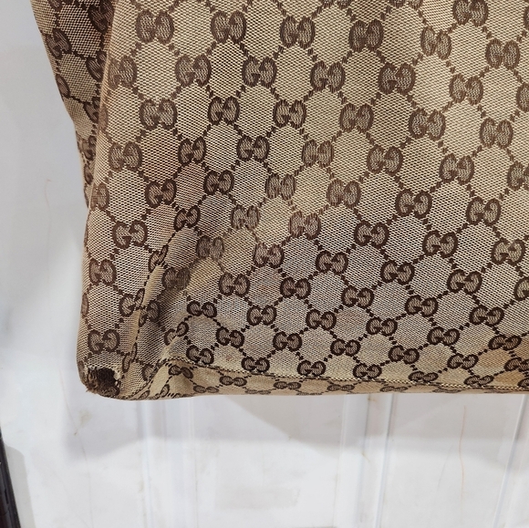 🔹️ GUCCI🔹️ Vintage sherry line large tote bag ✨️ - Picture 15 of 17